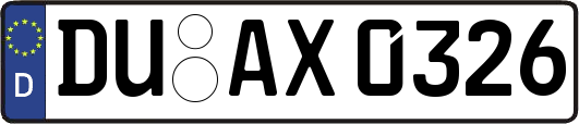 DU-AX0326