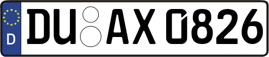 DU-AX0826