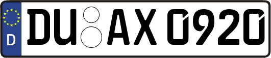 DU-AX0920