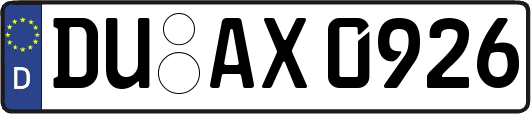 DU-AX0926