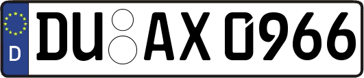 DU-AX0966