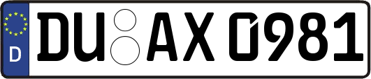 DU-AX0981