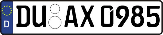 DU-AX0985