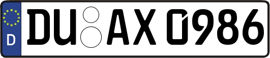 DU-AX0986