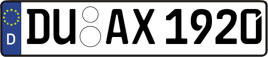 DU-AX1920