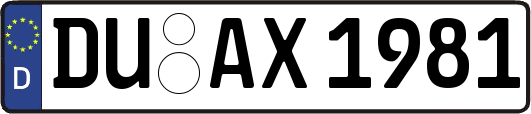 DU-AX1981