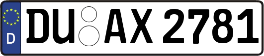 DU-AX2781