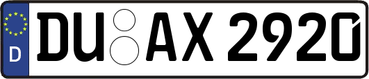 DU-AX2920