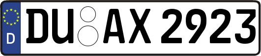 DU-AX2923