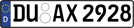 DU-AX2928