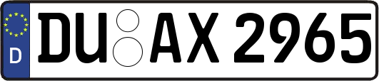 DU-AX2965