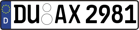 DU-AX2981