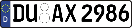 DU-AX2986