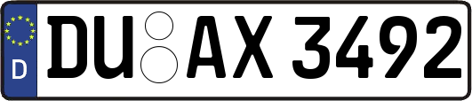 DU-AX3492