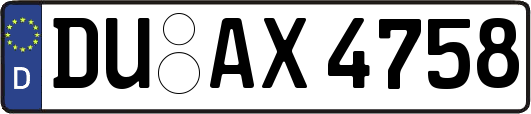 DU-AX4758