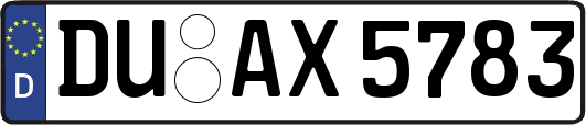 DU-AX5783