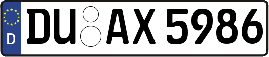 DU-AX5986