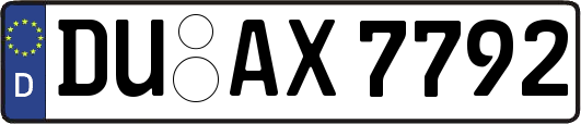 DU-AX7792