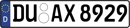 DU-AX8929