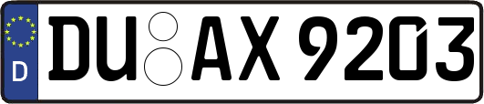 DU-AX9203