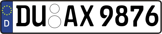 DU-AX9876