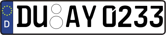 DU-AY0233