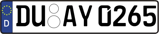 DU-AY0265