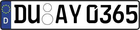 DU-AY0365