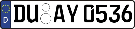 DU-AY0536