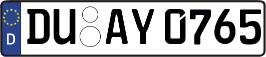 DU-AY0765