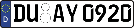 DU-AY0920