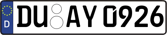 DU-AY0926
