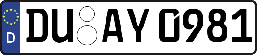 DU-AY0981