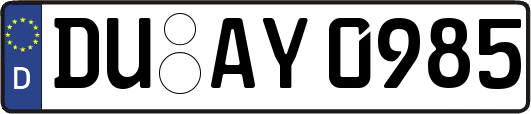 DU-AY0985