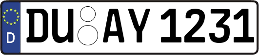 DU-AY1231