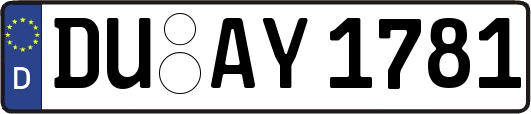DU-AY1781
