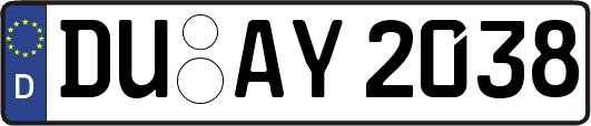 DU-AY2038