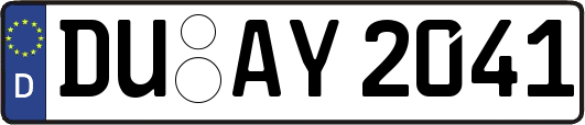 DU-AY2041