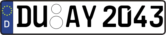 DU-AY2043