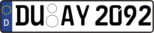 DU-AY2092