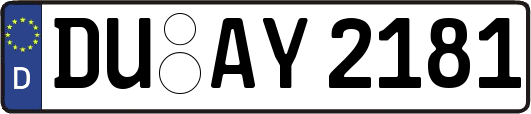DU-AY2181
