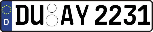 DU-AY2231