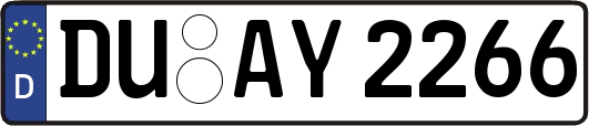 DU-AY2266