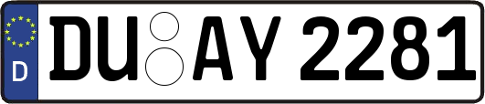 DU-AY2281