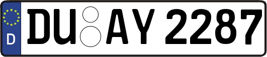 DU-AY2287
