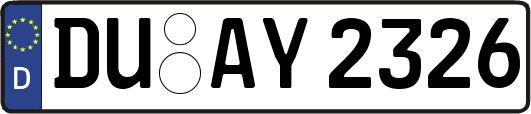 DU-AY2326