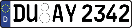 DU-AY2342