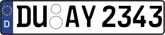 DU-AY2343