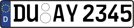 DU-AY2345