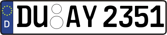 DU-AY2351